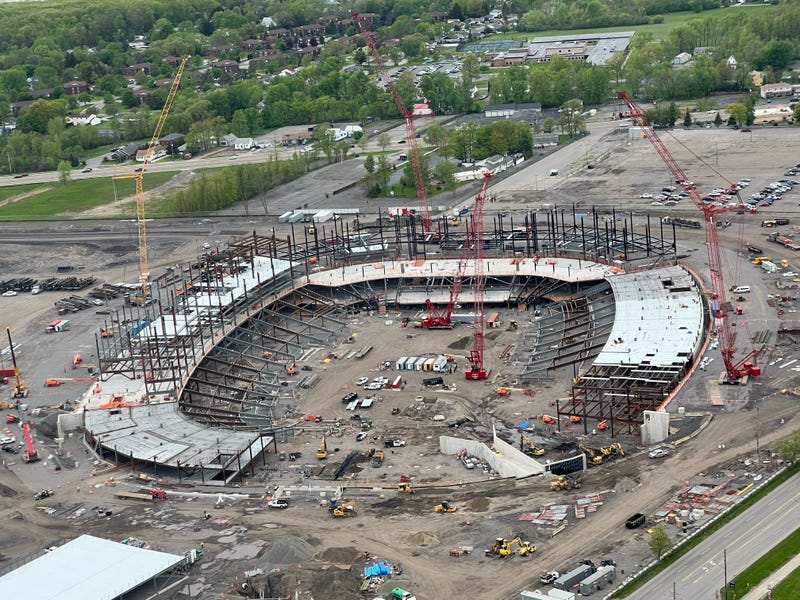 Highmark Stadium construction