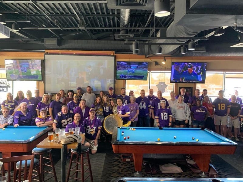 KC Vikings Fans Get Together for Weekly Watch Party