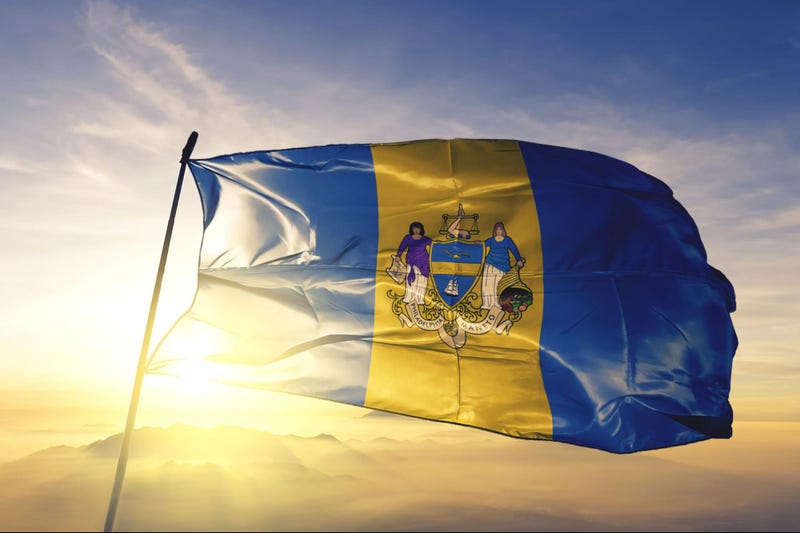 Philadelphia city flag.