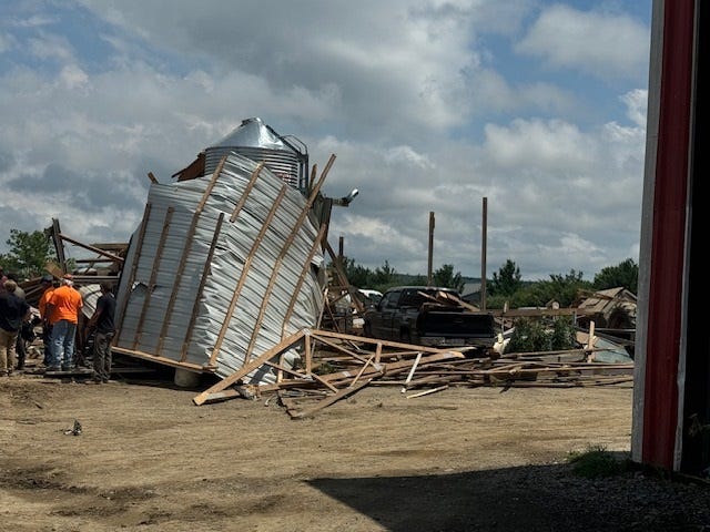 Eden tornado damage