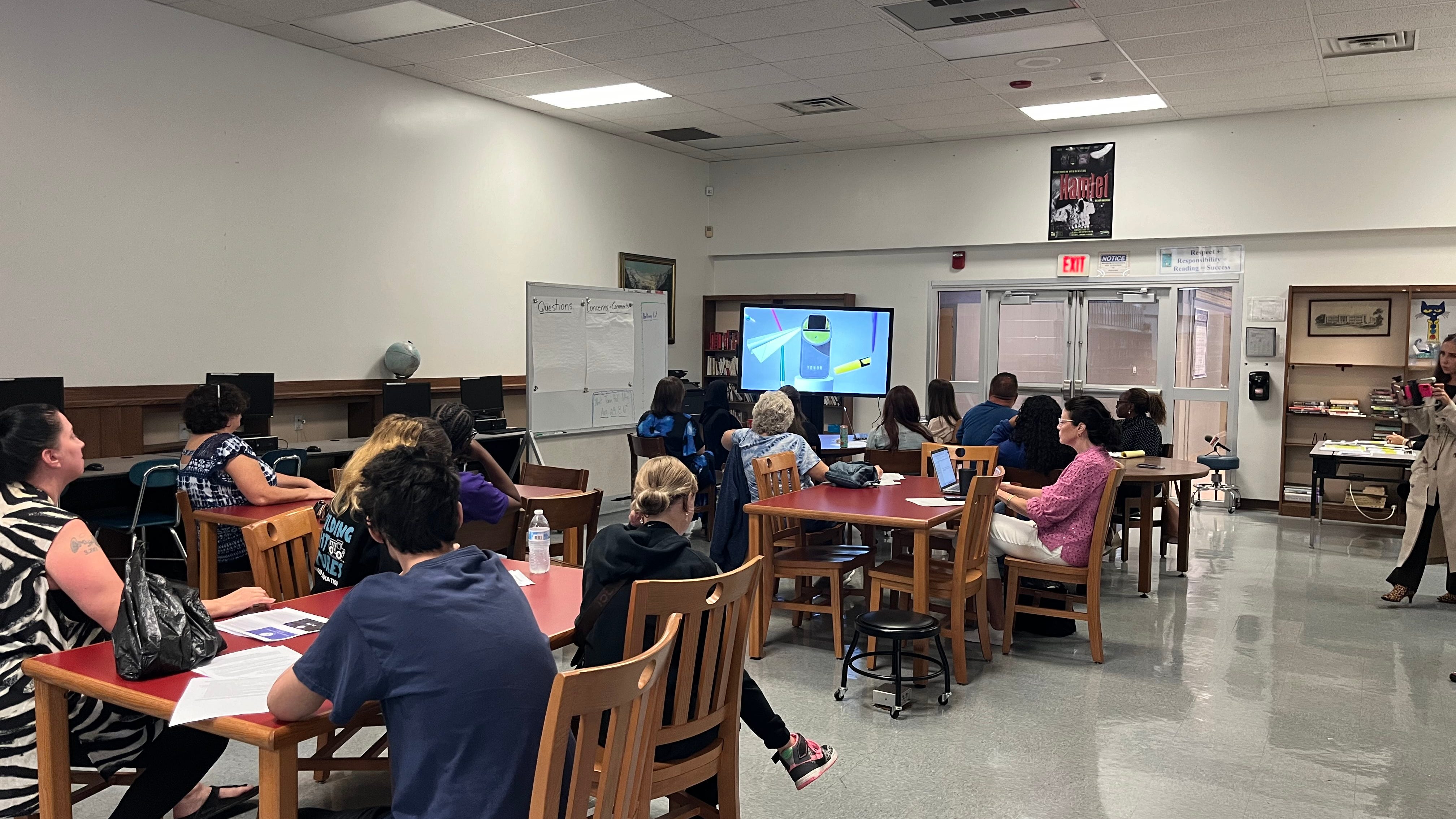 Lackawanna School District hosts informational meeting regarding new no cell phones policy