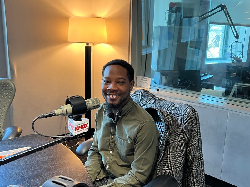 St. Louis City Alderman Rasheen Aldridge in KMOX Studios