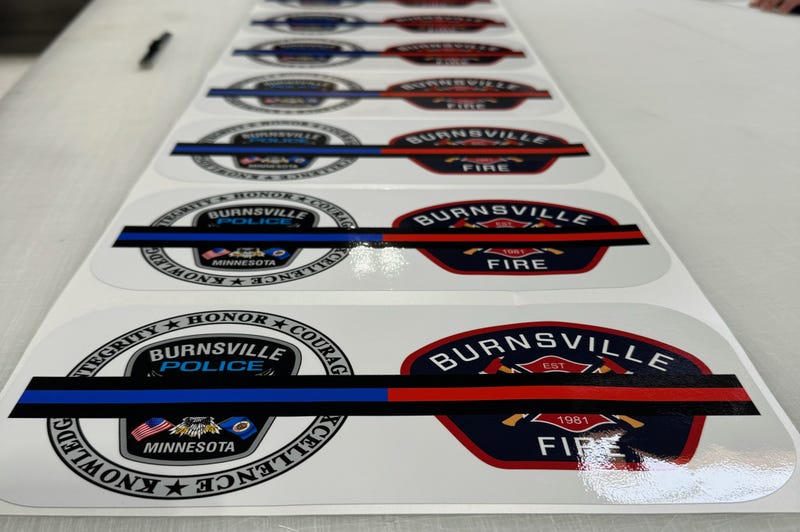 Burnsville, Police, Fire, Fatality, Shooting, Decals, Stickers