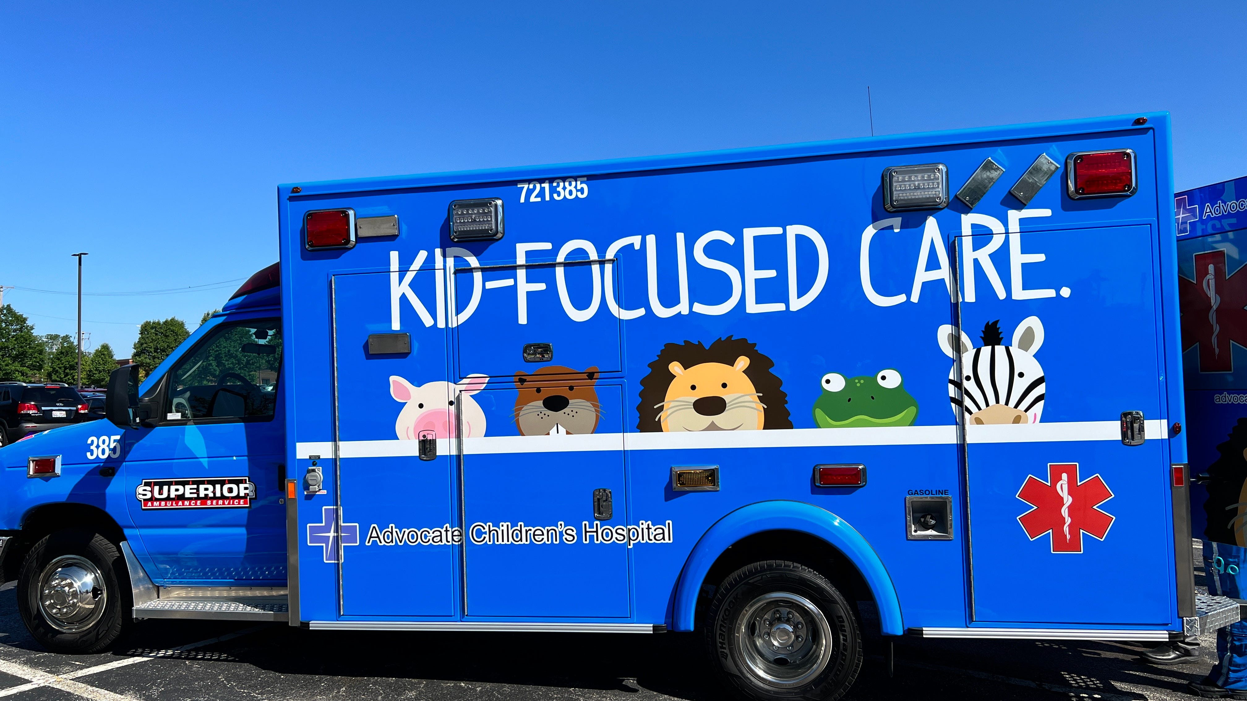 Advocate Children’s Hospital unveils new ambulance in Elmhurst: “An ICU on wheels”