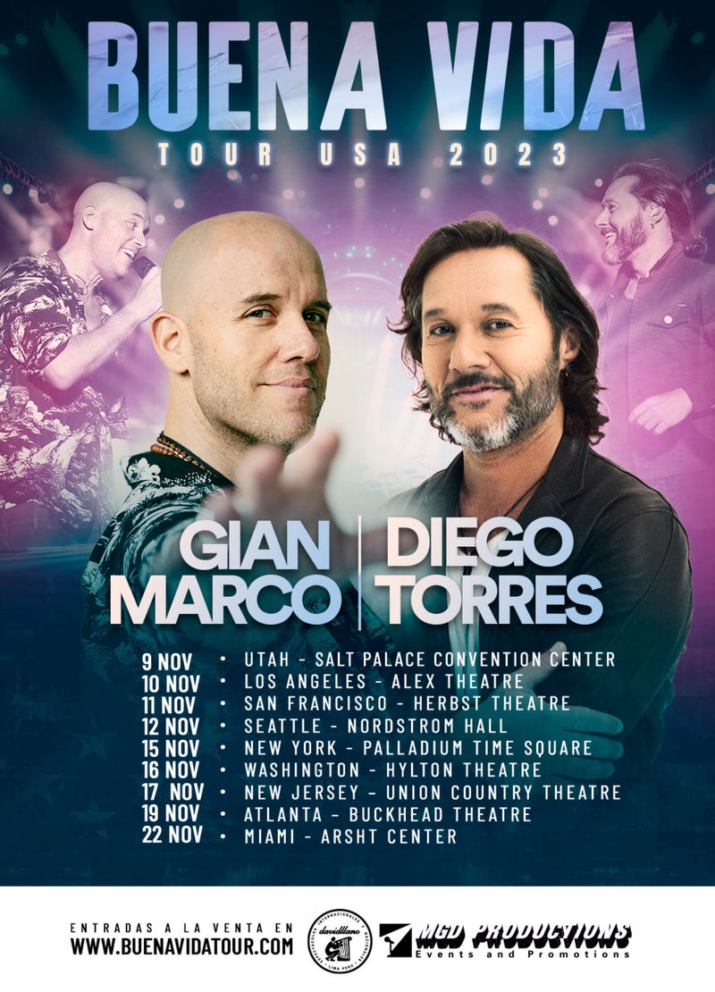 buena vida tour - gian marco - diego torre