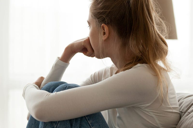 upset woman