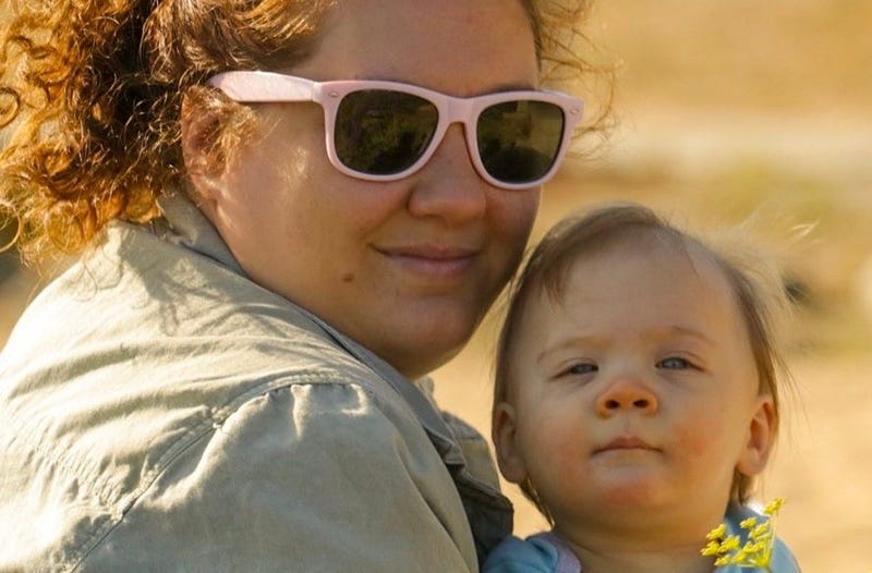 Kristen with Lilly