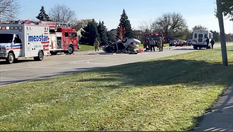 Rollover crash in Sterling Heights 