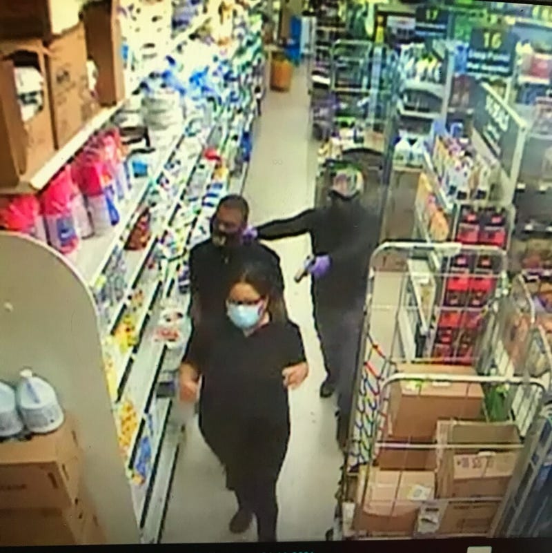 Surveillance video from robbery at Dollar General Monday morning 
