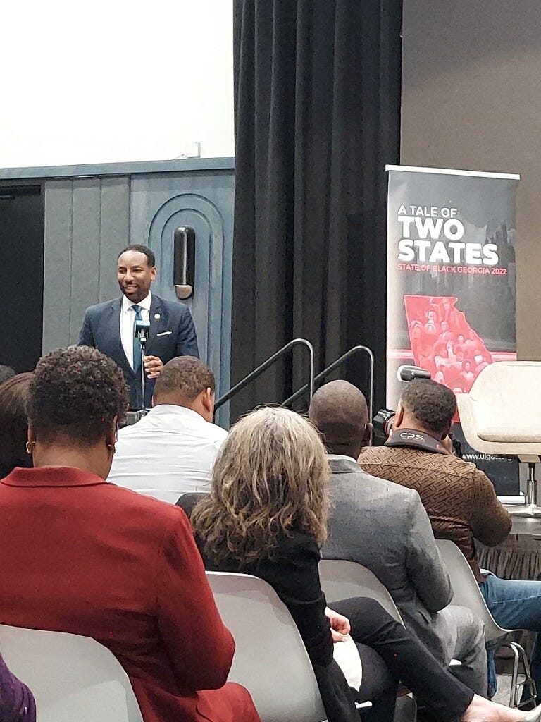 Andre Dickens, Xavier Becerra, Urban League