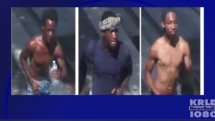 Dallas Police request assistance in search for three robbery suspects