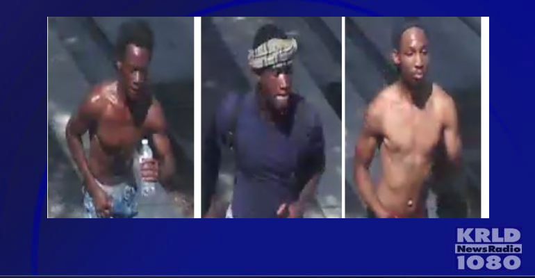 Three robbery suspects