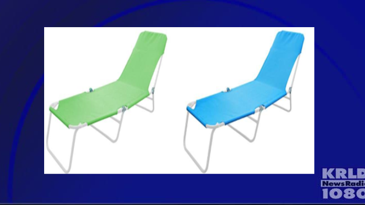Dollar General recalling lounge chairs