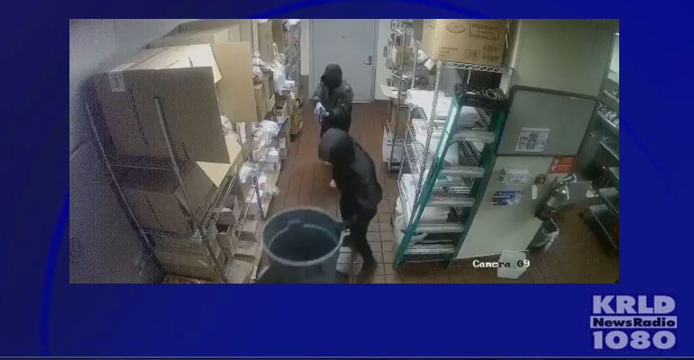 Fort Worth Police release footage from Jack In The Box armed robbery