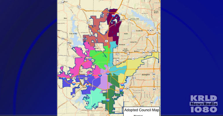 Fort Worth Council submits its proposed redistricting map to task force