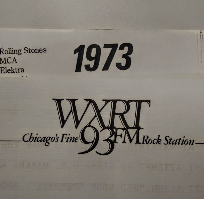 WXRT 1973 Logo