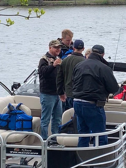 Governor Walz gets ready to fish