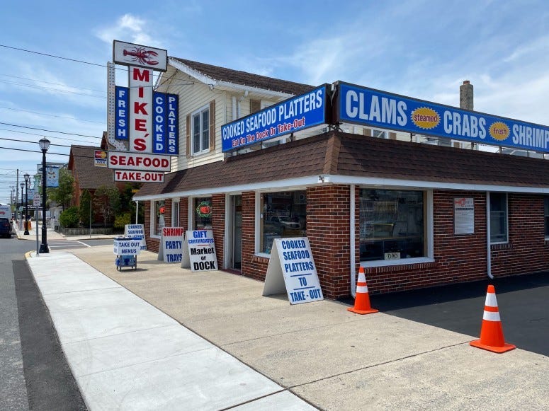 Mike’s Seafood and Dock Restaurant in Sea Isle