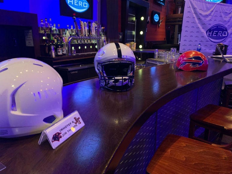 Defend Your Head’s ProTech football helmet. 