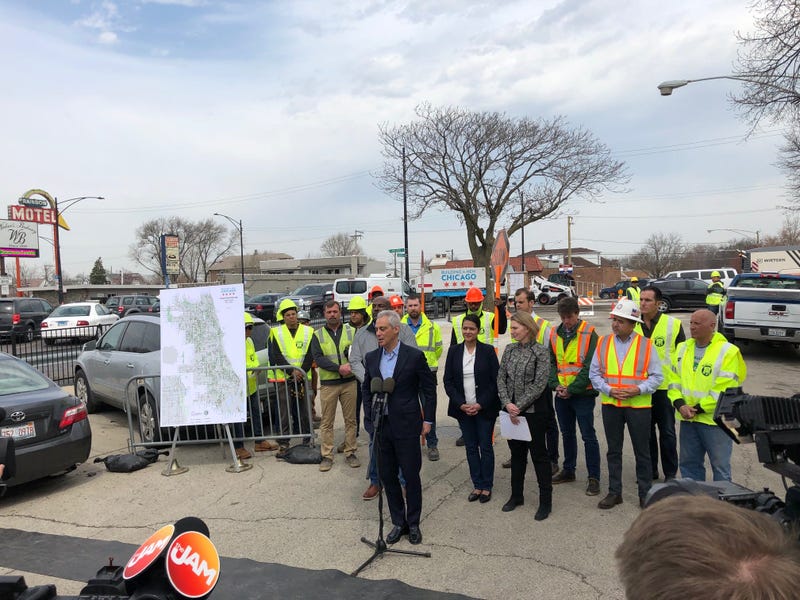 The city has an ambitious plan for road re-surfacing this construction season and the mayor is offering apologies in advance of all the disruption.