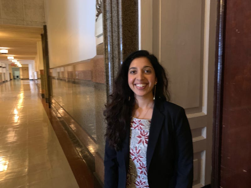 Policy chief Anjali Chainani discussed the results of a survey completed by city residents.