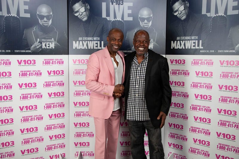 Kem Meets Fans Backstage At V-103 Live Concert In Atlanta
