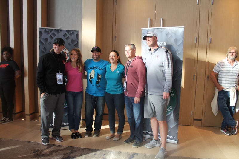 106.7 The Fan's Street Team interacted with listeners at The Sports Junkies Poker Open held at the MGM National Harbor.