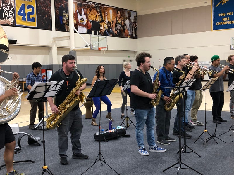 The Golden State Warriors started their new season with the debut of their pep band in 2019.