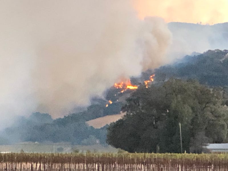 The Kincade Fire that started in Sonoma County on Oct. 23, 2019, led officials to warn that air pollution levels would be unhealthy in the Bay Area. 