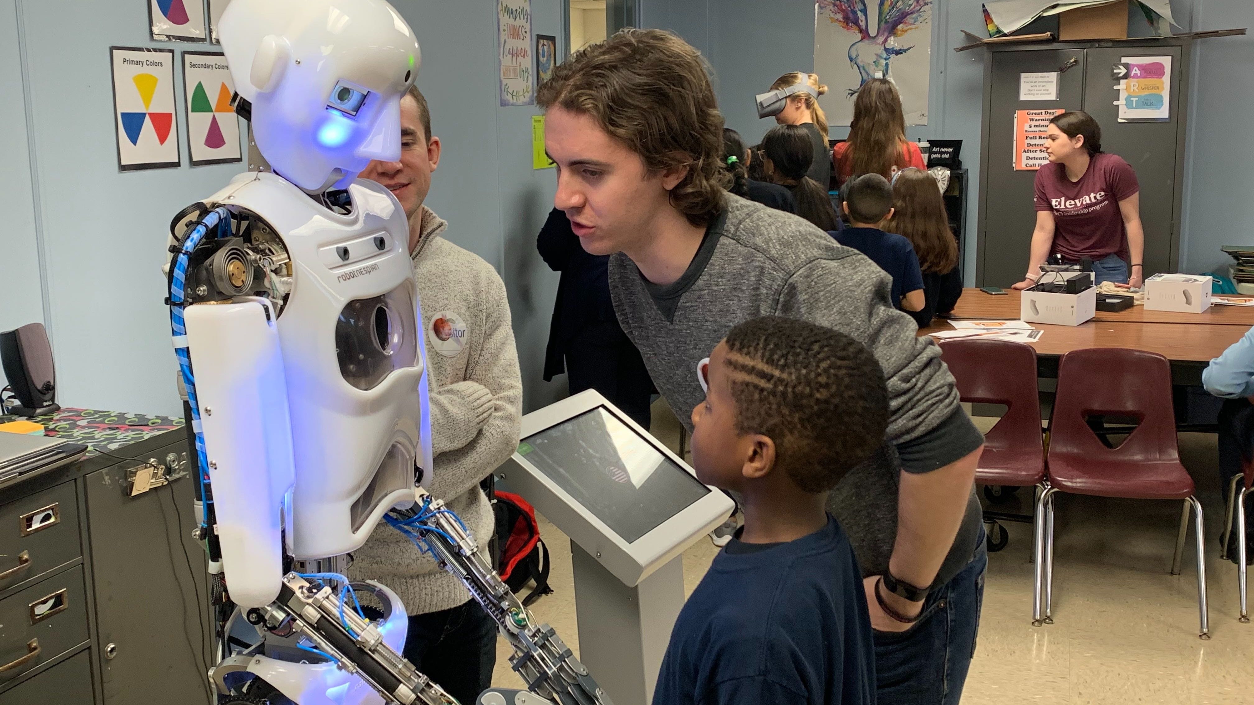 Robots, drones, high-tech games show STEM career path to Camden students