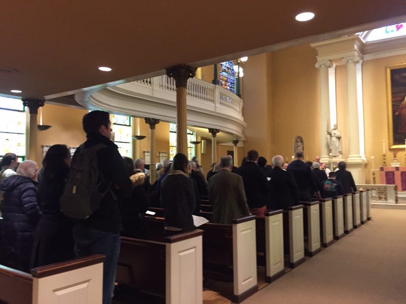 The massacre in the Christchurch, New Zealand, was in the hearts and minds of parishioners attending Sunday mass in Society Hill.