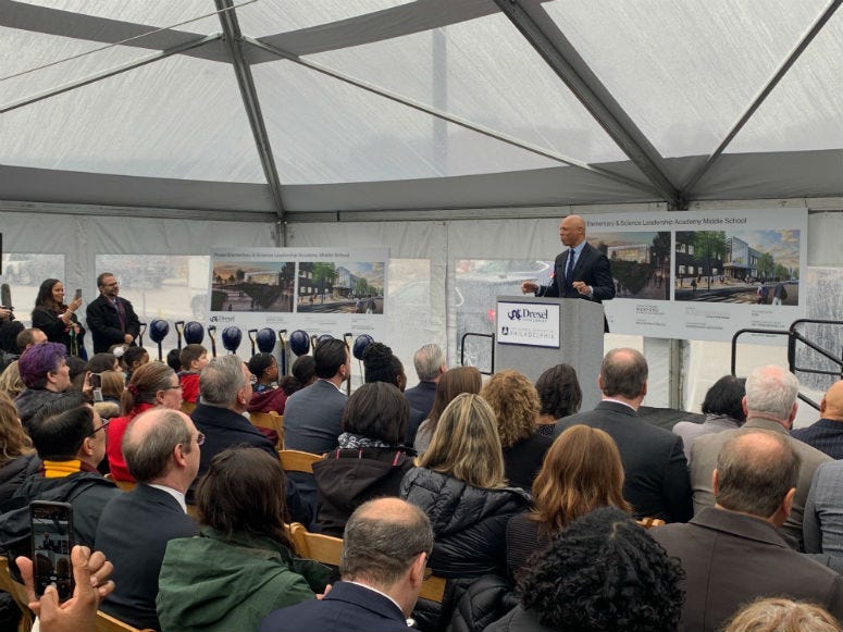 Philadelphia School District Superintendent William Hite at a press conference. 