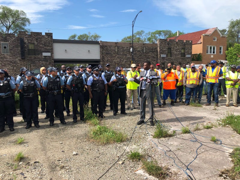 City workers fanned out Friday morning in the Roseland neighborhood for a day of cleaning up empty lots and offering services to residents.  It’s the sixth Operation Clean Up of the summer. 