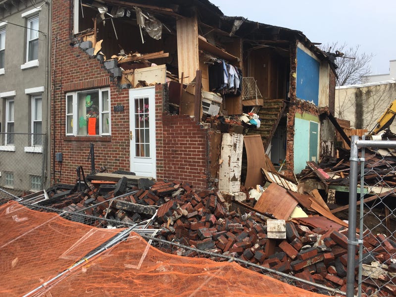 Pictures of damage from Tulip St. home collapse on March 22, 2019. 