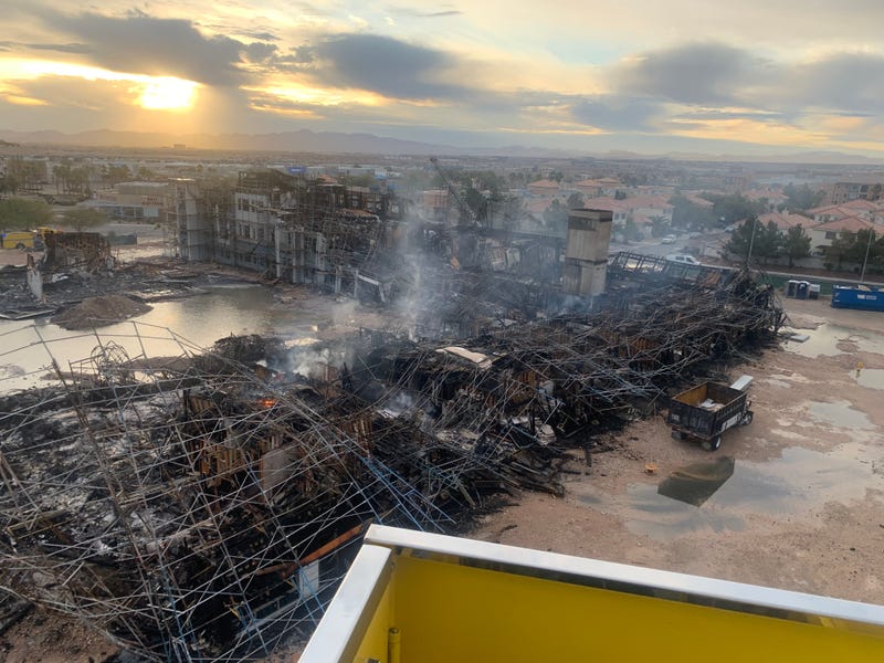 Scene of fire aftermath on 1-19-21