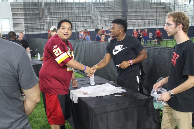 106.7 The Fan hosted their 5th Annual Fan Fest at the brand new St. James facility in Springfield, VA, where fans spent the day interacting with various vendors and participating in the day's activities.