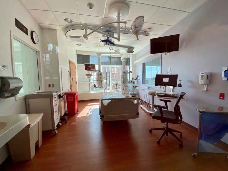 San Francisco General Hospital said Feb. 20, 2020 that potential patients with coronavirus would be treated in isolation rooms like this one.