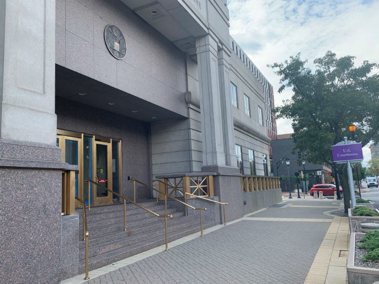 Federal courthouse in Camden. 