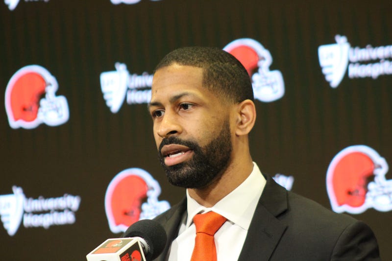 Andrew Berry is introduced as the new General Manager of the Cleveland Browns on February 5th, 2020