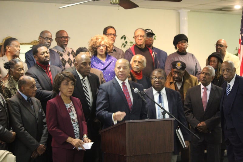 Press Conference regarding the Fulton County Commission stopping federal funding in South Fulton-10