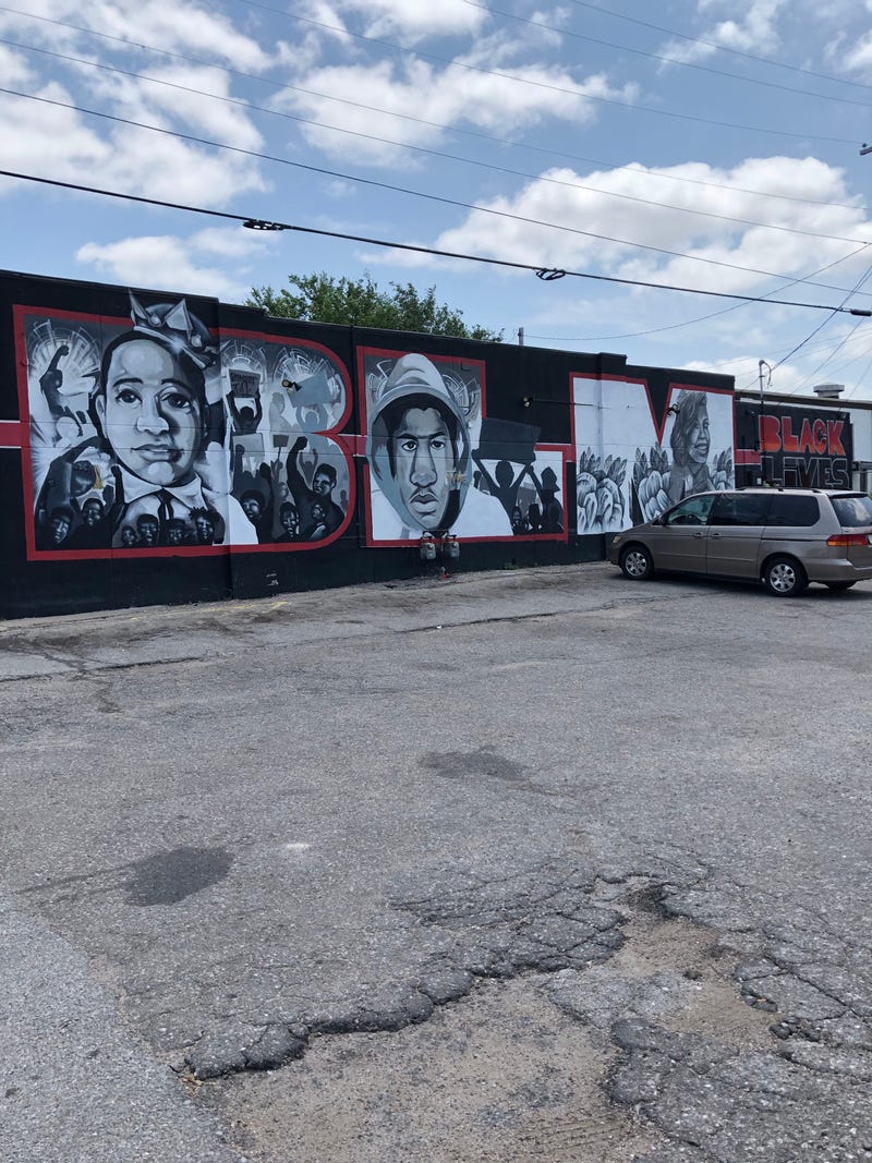 BLM Mural in Wichita, Kansas