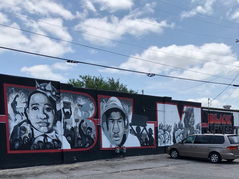 BLM Mural In Wichita