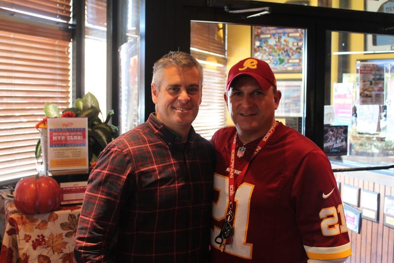 The Sports Junkies Pregame Show is on to Glory Days Grill in Stone Ridge before the Redskins faced the Falcons. 