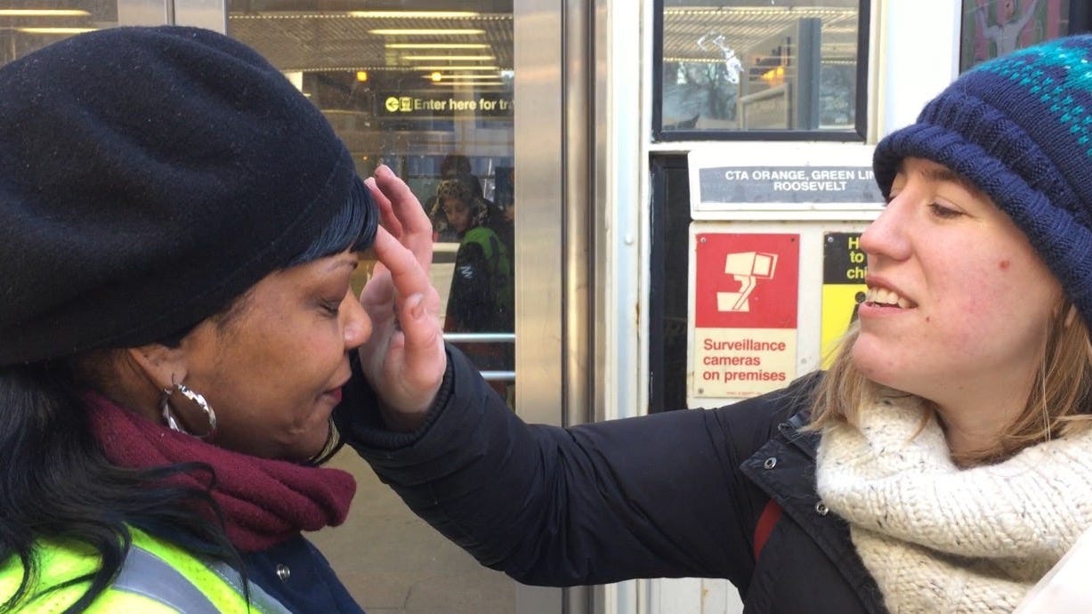 Chicagoans Receive Ashes At CTA Stations For Ash Wednesday