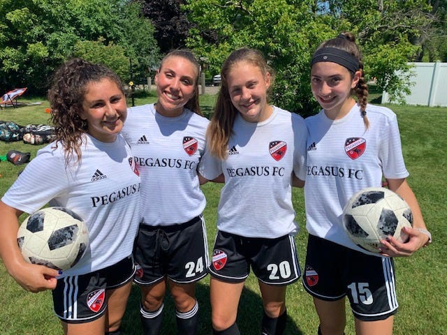 Four young women from the Chicago suburbs are heading to the World Cup of Youth Soccer.