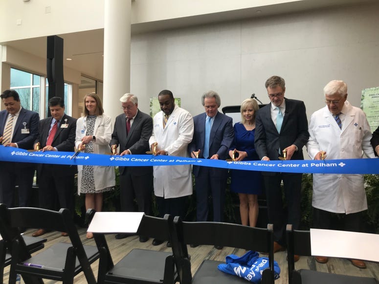 Ribbon Cutting at Gibbs Cancer Center & Research Institute