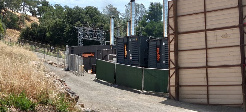 PG&E generators in Calistoga have elicited complaints from residents who say they're too loud.
