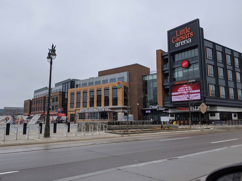 Little Caesars Arena Exterior Detroit
