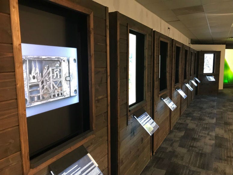 Photo of the  'Forbidden Art' exhibit that is now on display at the National Liberty Museum.