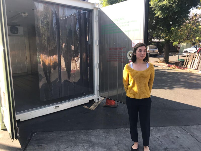 Sacred Heart Charity Gets New Freezer Prior To Thanksgiving Rush